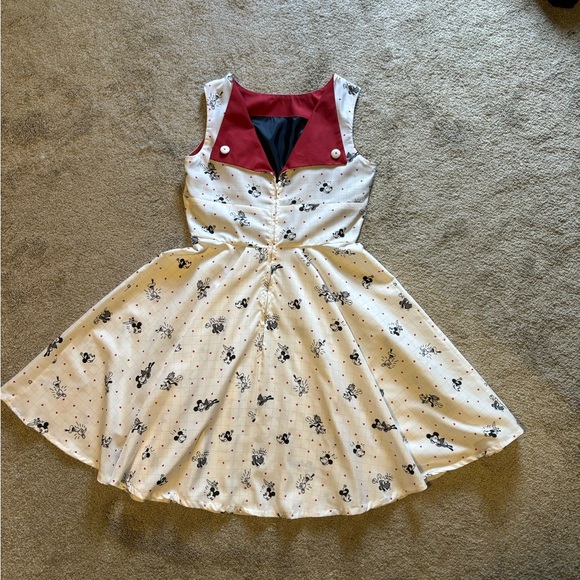 Disney Dresses & Skirts - Handmade size XL retro style Mickey and friends dress with button accents.